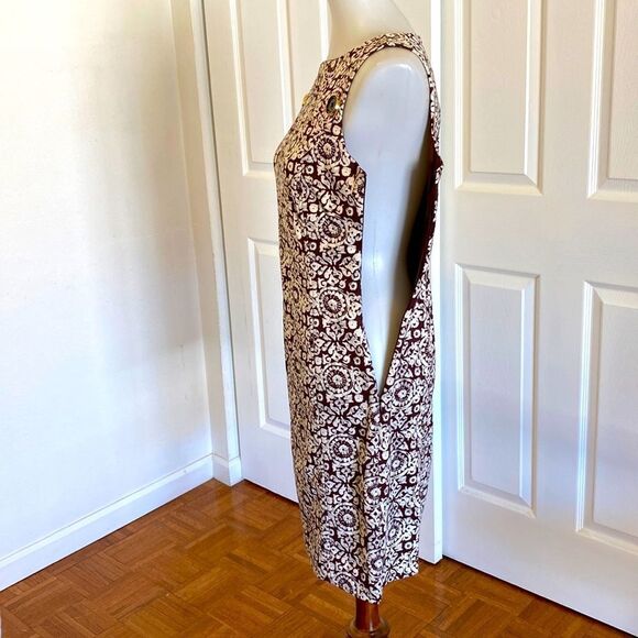 Michael Kors Sheath Logo Buttons Sleeveless Casual Dress - Picture 2 of 7